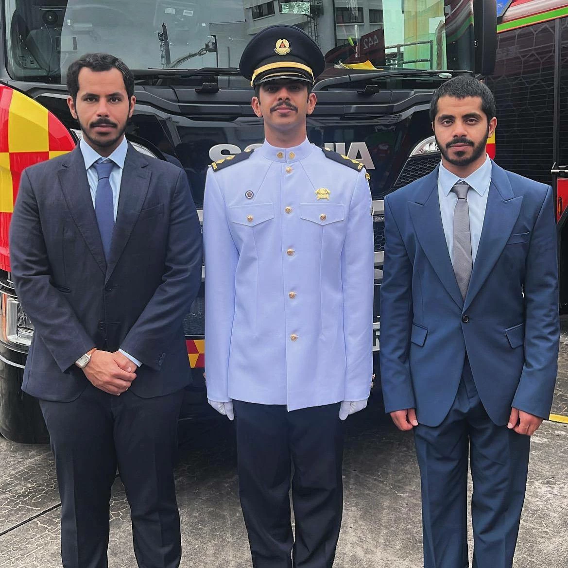 تخرّج الشيخ إبراهيم بن مشعل بن إبراهيم آل خليفة برتبة ملازم