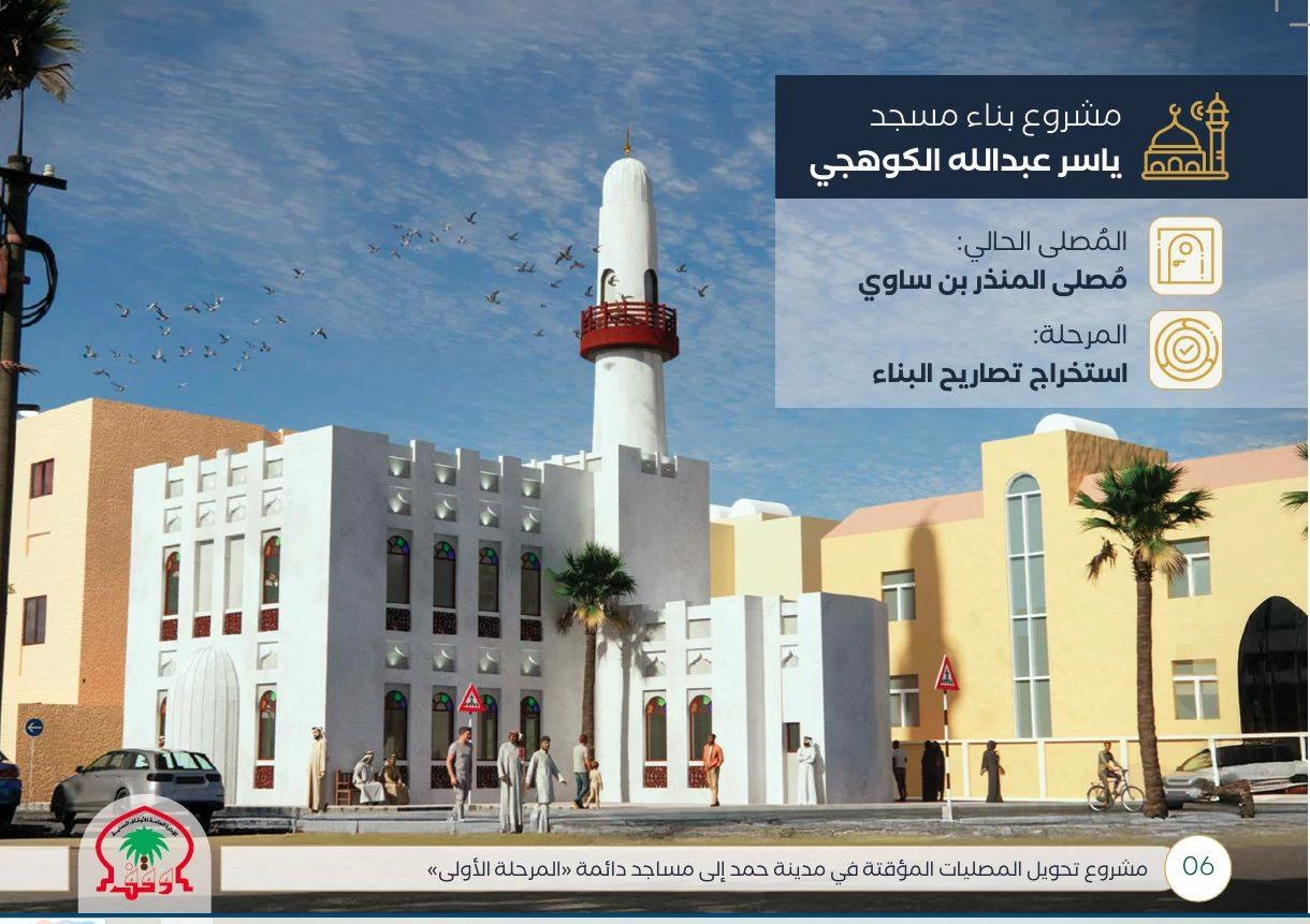 &laquo;الأوقاف السُّنية&raquo;: توقيع مذكرات تفاهم بناء 6 مساجد جديدة بمدينة حمد بتكلفة 1.2 مليون دينار