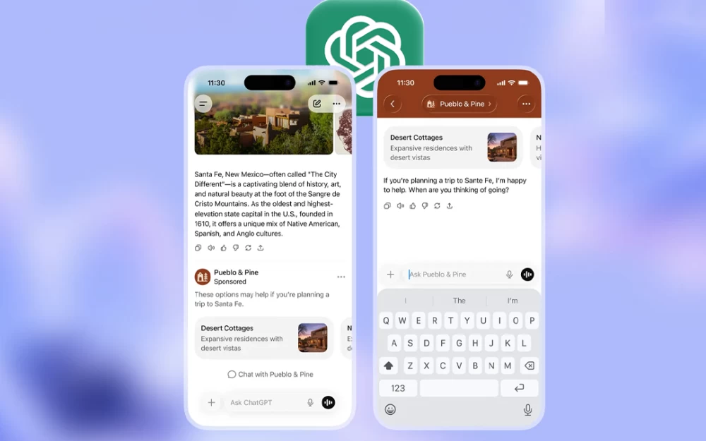 «ChatGPT» يبدأ قريباً بعرض الإعلانات في المحادثات لزيادة الدخل من التطبيق 