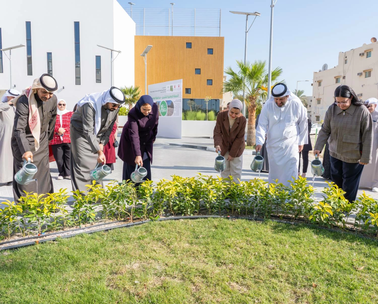 وزيرة الشباب تشهد تدشين المبادرة الوطنية لتنمية القطاع الزراعي لمشروع تشجير "تمكين شباب السهلة الشمالية"