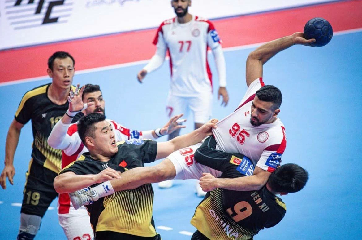 المحاربين يعبرون سور الصين بانتصار كبير في آسيوية اليد