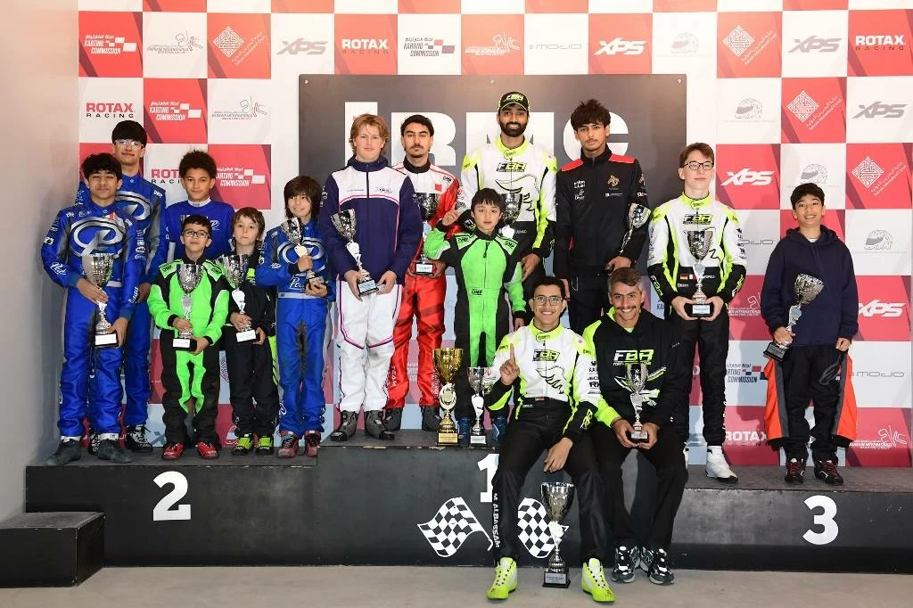 تألق متسابقي الكارتنج خلال رابع جولات تحدي البحرين روتاكس ماكس