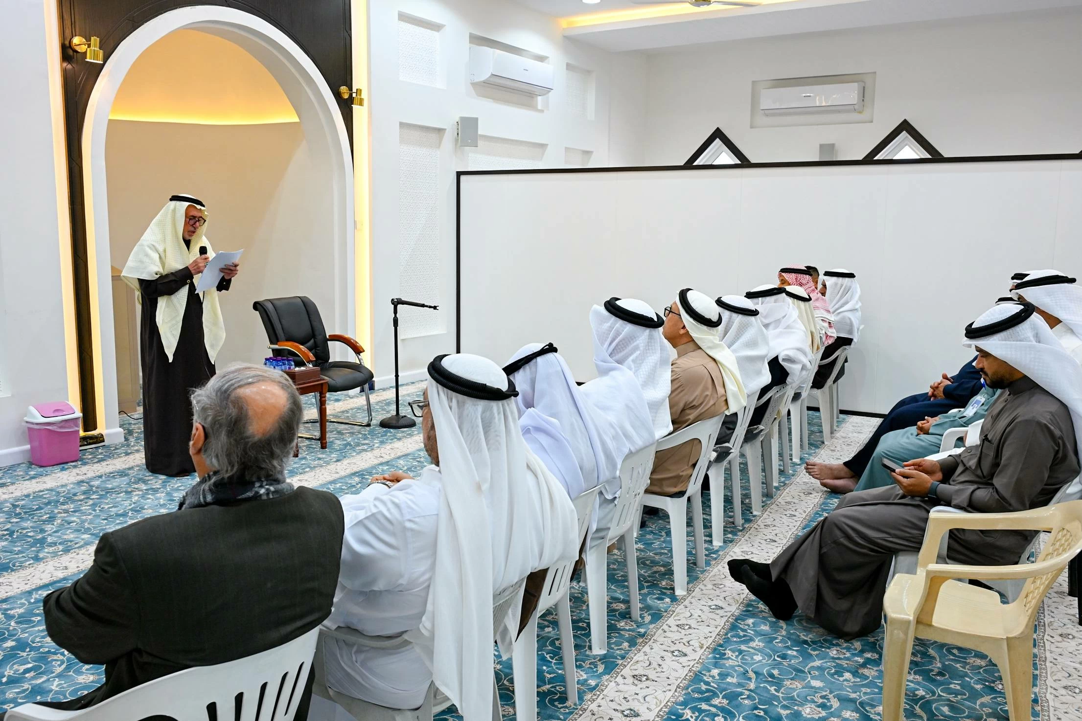 رئيس الأوقاف الجعفرية يفتتح مسجد الشيخ علي بعد إنجاز الصيانة الشاملة&nbsp;