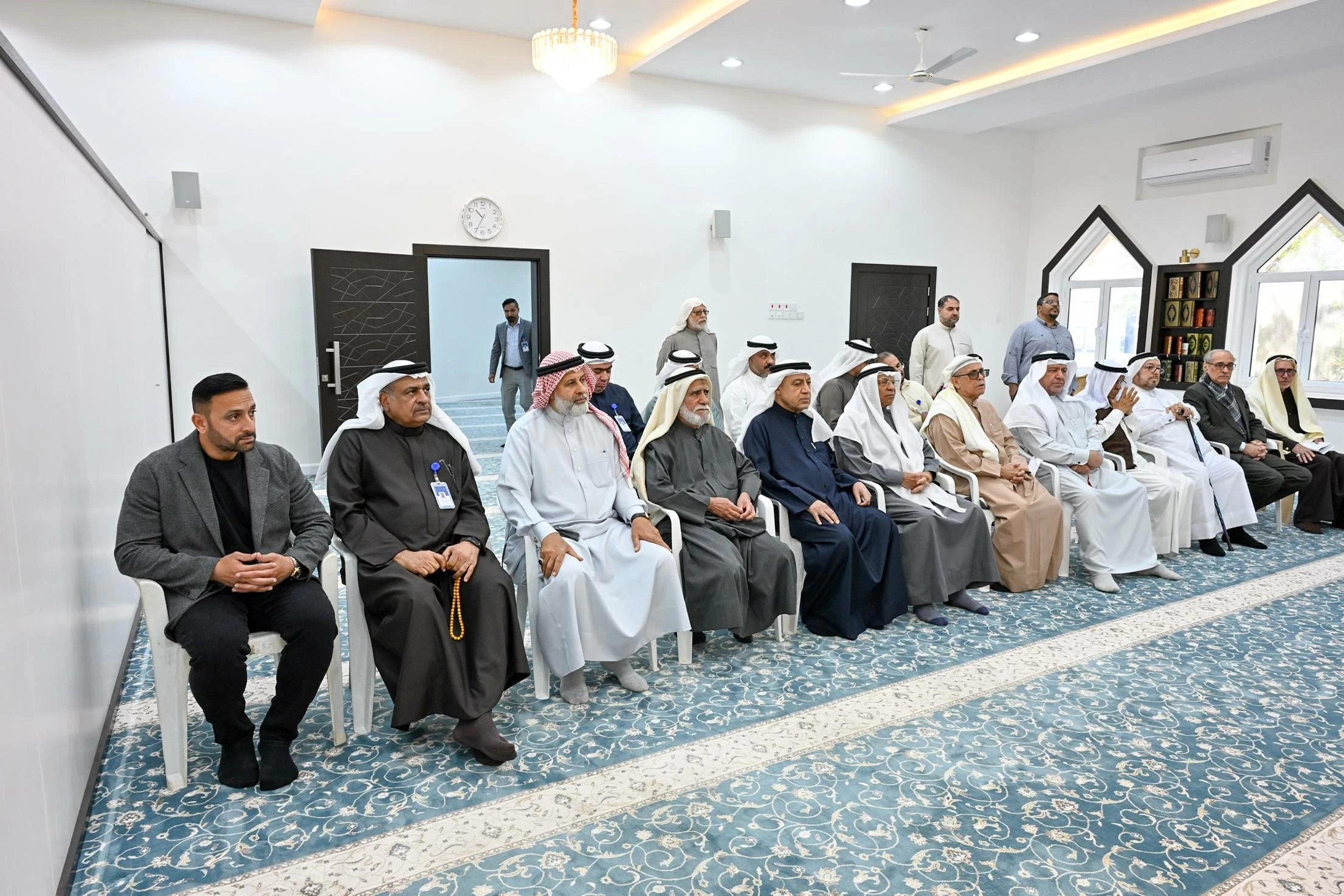 رئيس الأوقاف الجعفرية يفتتح مسجد الشيخ علي بعد إنجاز الصيانة الشاملة&nbsp;