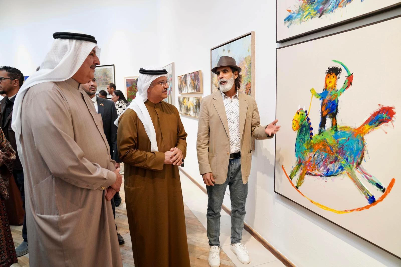 افتتاح المعرض السنوي لجمعية البحرين للفنون التشكيلية في مركز الفنون بمشاركة 93 فنانًا