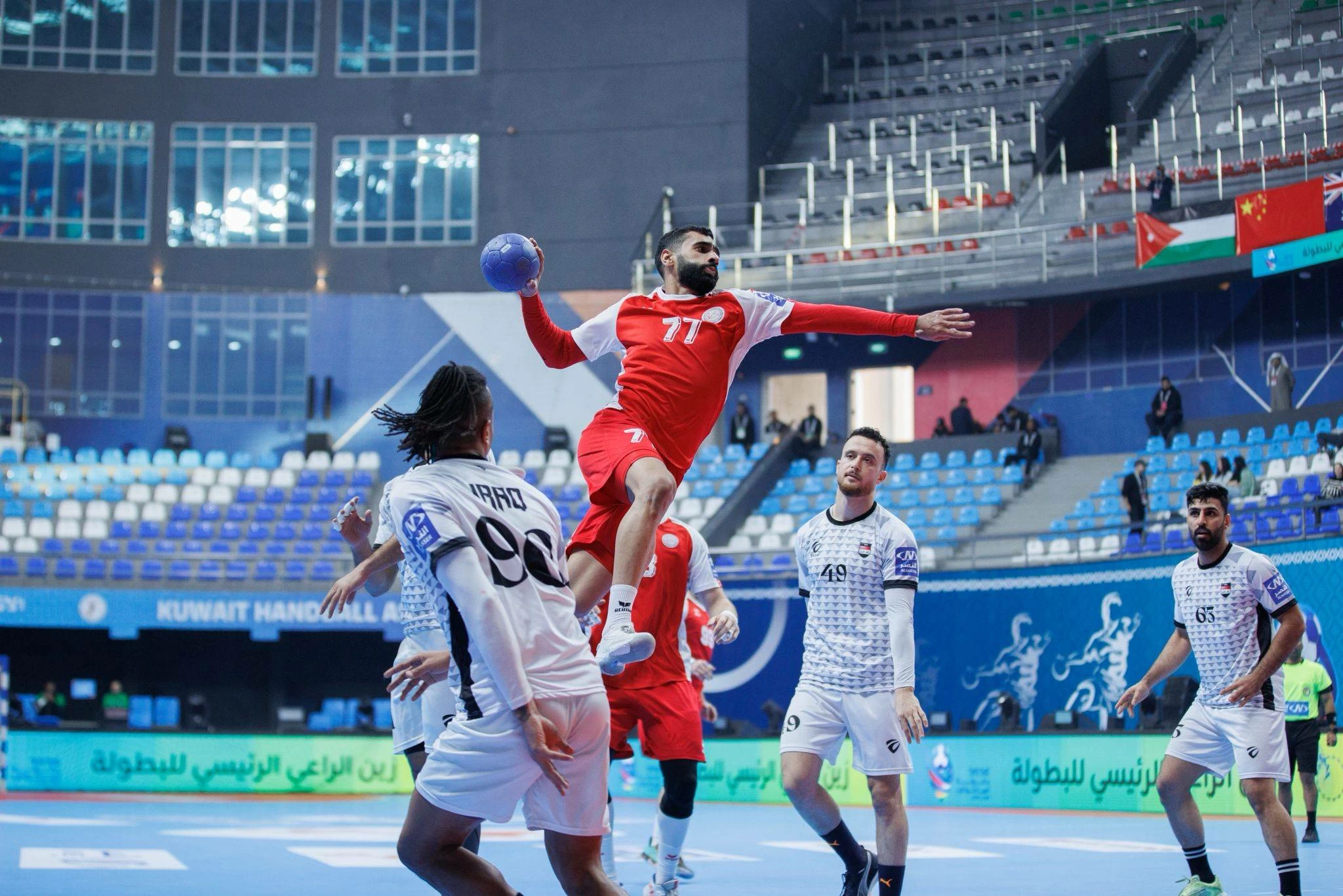 &laquo;المحاربين&raquo; يهزمون أسود الرافدين ويتصدرون مجموعتهم بالعلامة الكاملة