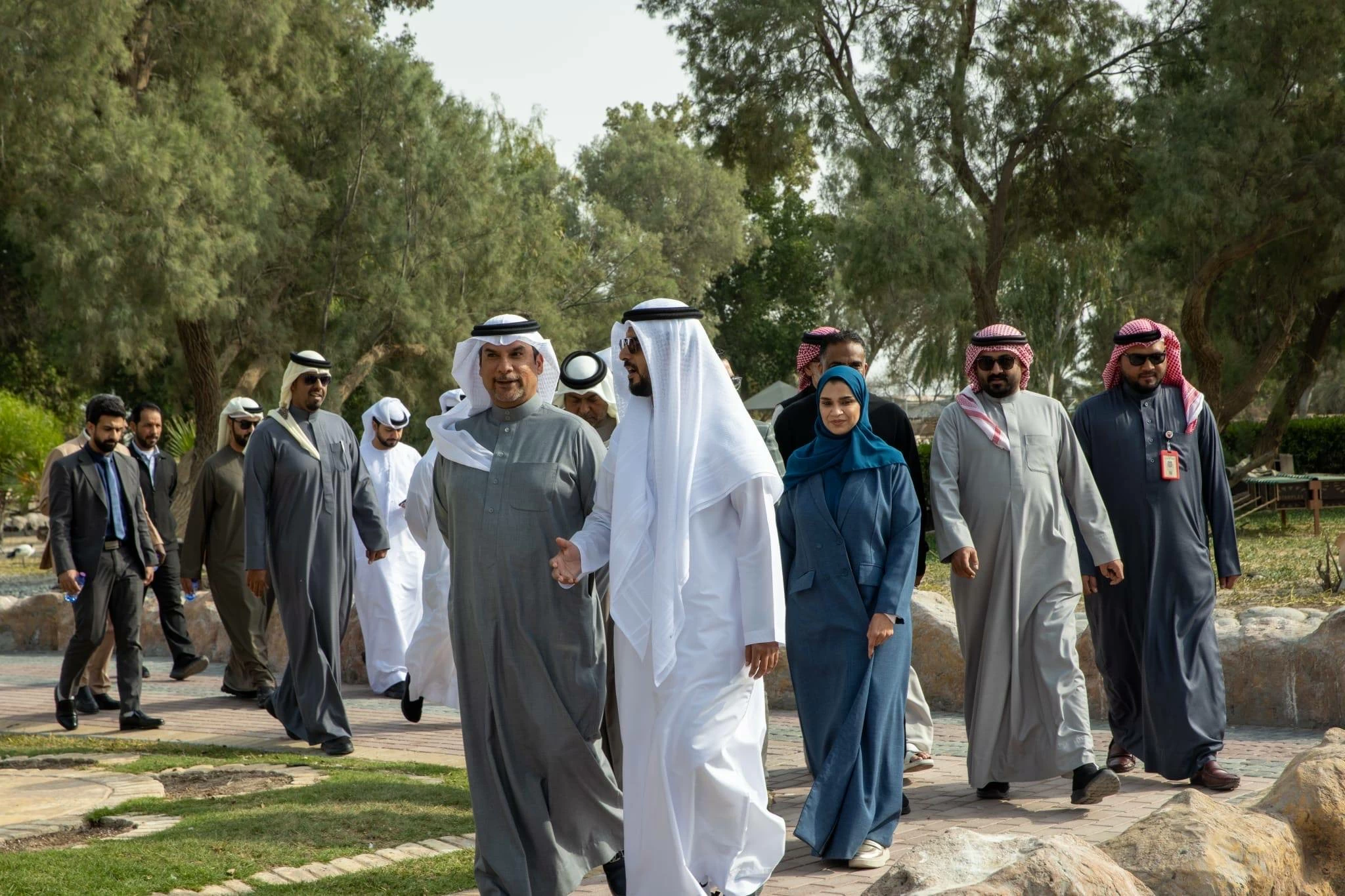 وزير النفط يلتقي سفير الإمارات لدى البحرين في محمية محمد بن زايد الطبيعية