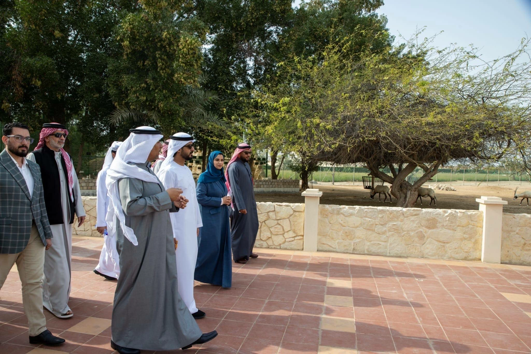 وزير النفط يلتقي سفير الإمارات لدى البحرين في محمية محمد بن زايد الطبيعية 