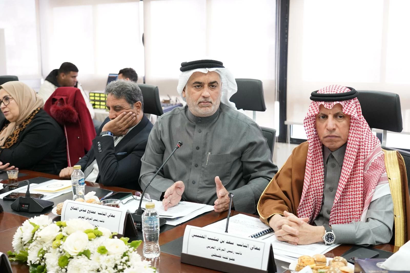 الصالح يؤكد على ضرورة توحيد الموقف العربي تجاه القضية الفلسطينية