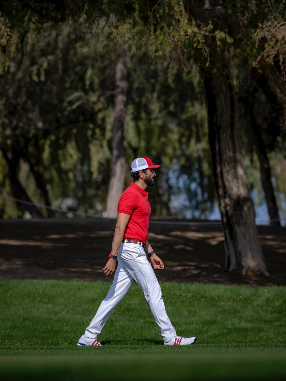 ناصر بن حمد يشارك في بطولة هيرو دبي ديزرت كلاسيك للجولف 