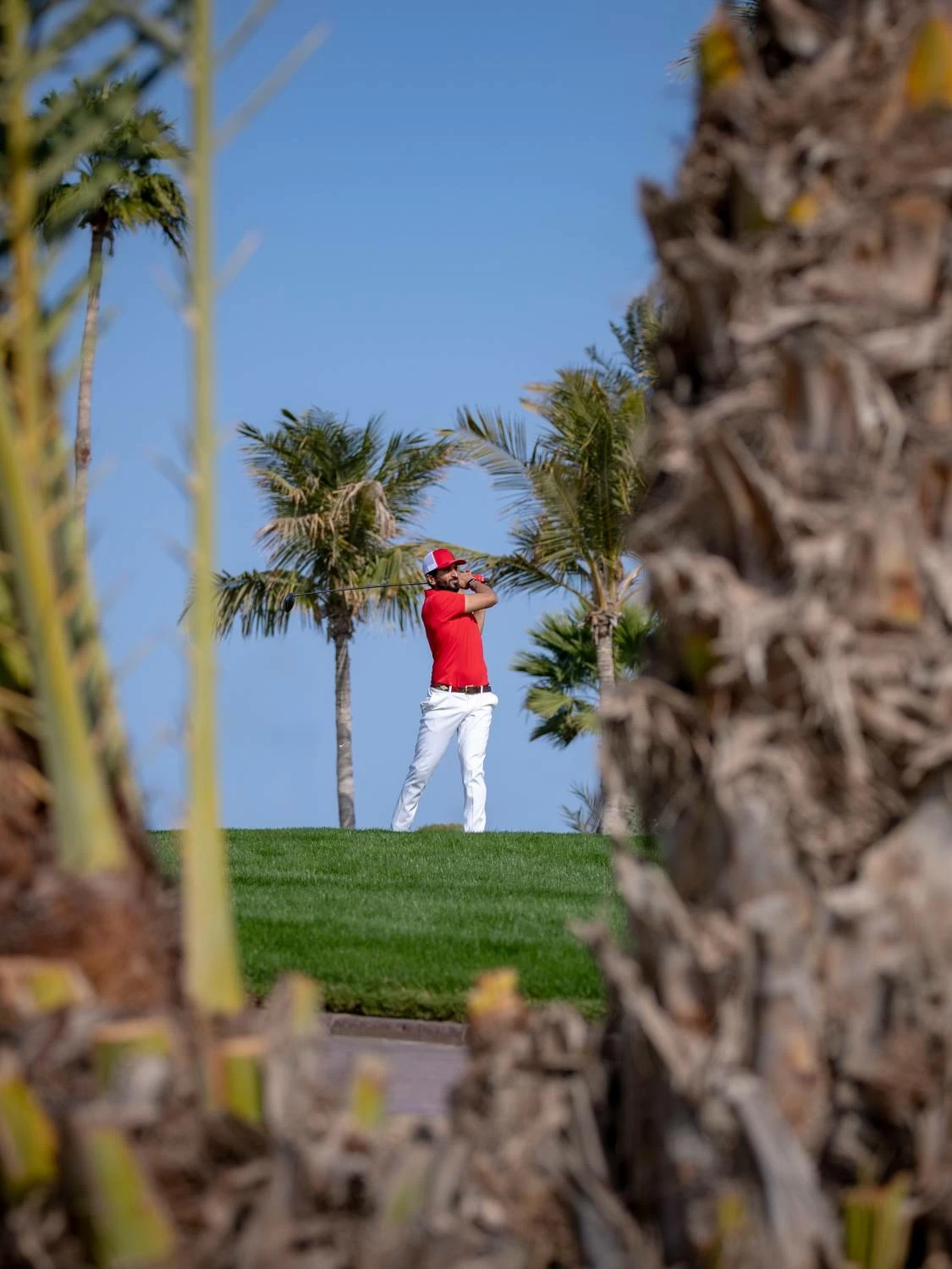 ناصر بن حمد يشارك في بطولة هيرو دبي ديزرت كلاسيك للجولف