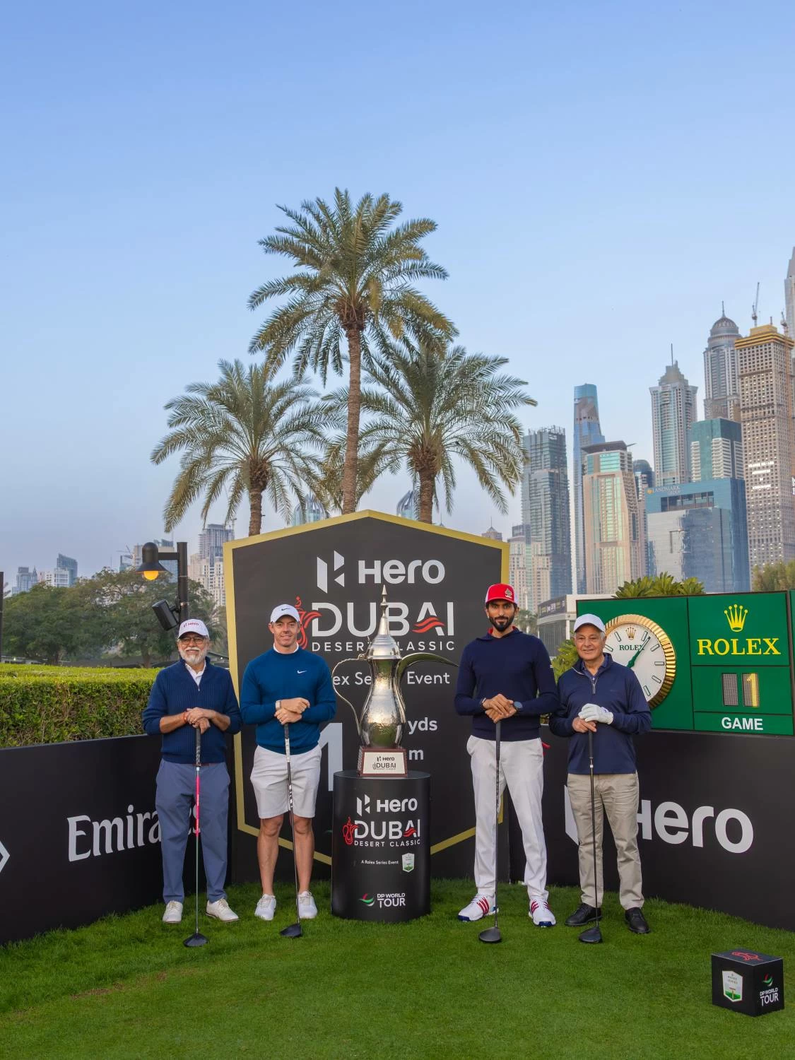 ناصر بن حمد يشارك في بطولة هيرو دبي ديزرت كلاسيك للجولف