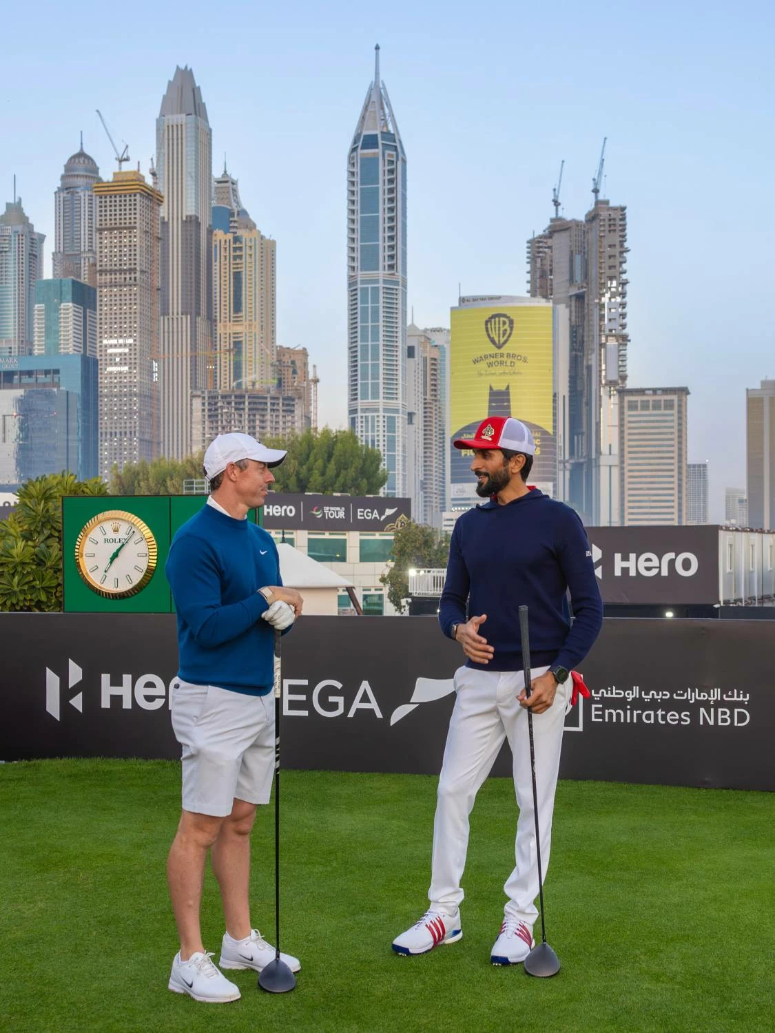 ناصر بن حمد يشارك في بطولة هيرو دبي ديزرت كلاسيك للجولف