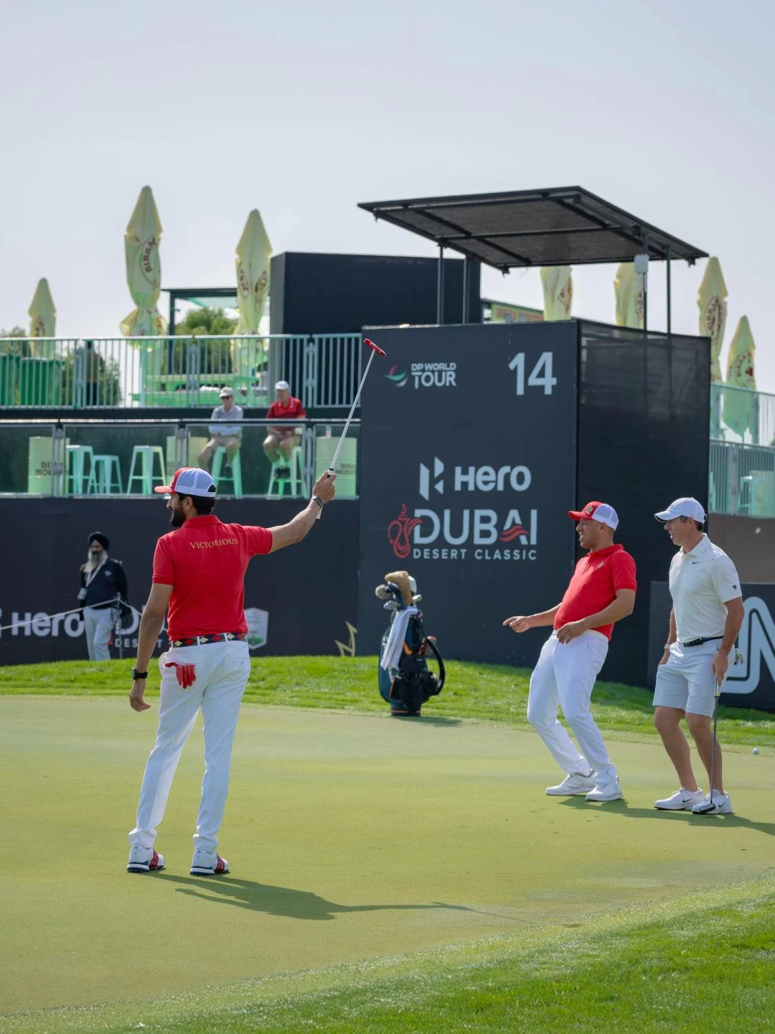 ناصر بن حمد يشارك في بطولة هيرو دبي ديزرت كلاسيك للجولف