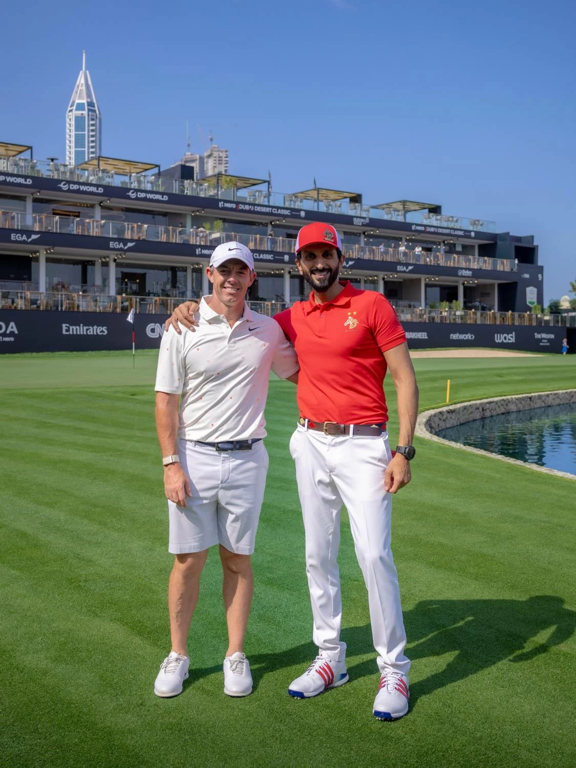 ناصر بن حمد يشارك في بطولة هيرو دبي ديزرت كلاسيك للجولف