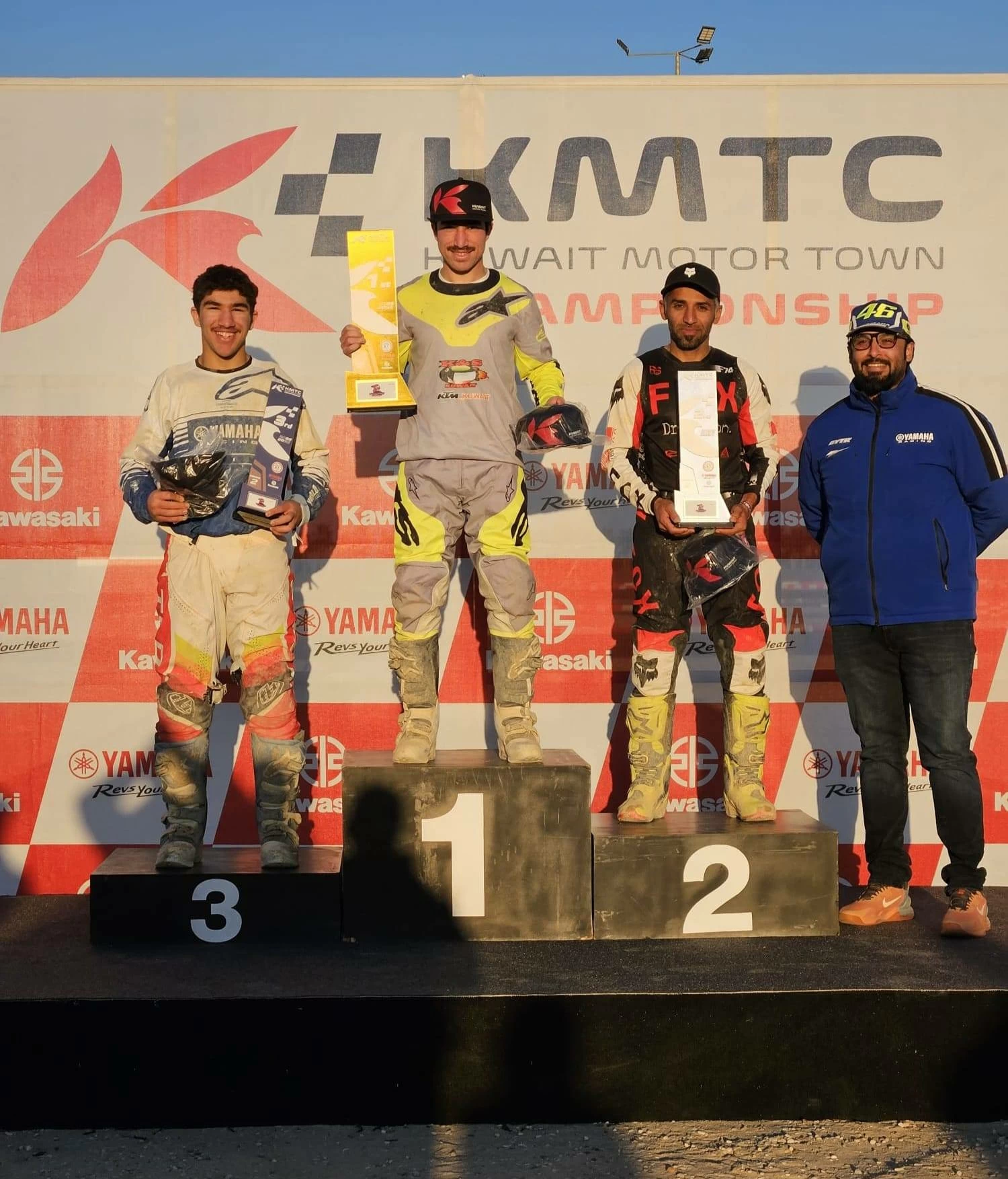 مشاركة بحرينية مميزة في الجولة الثانية من بطولة الكويت للمحركات للموتو كروس 