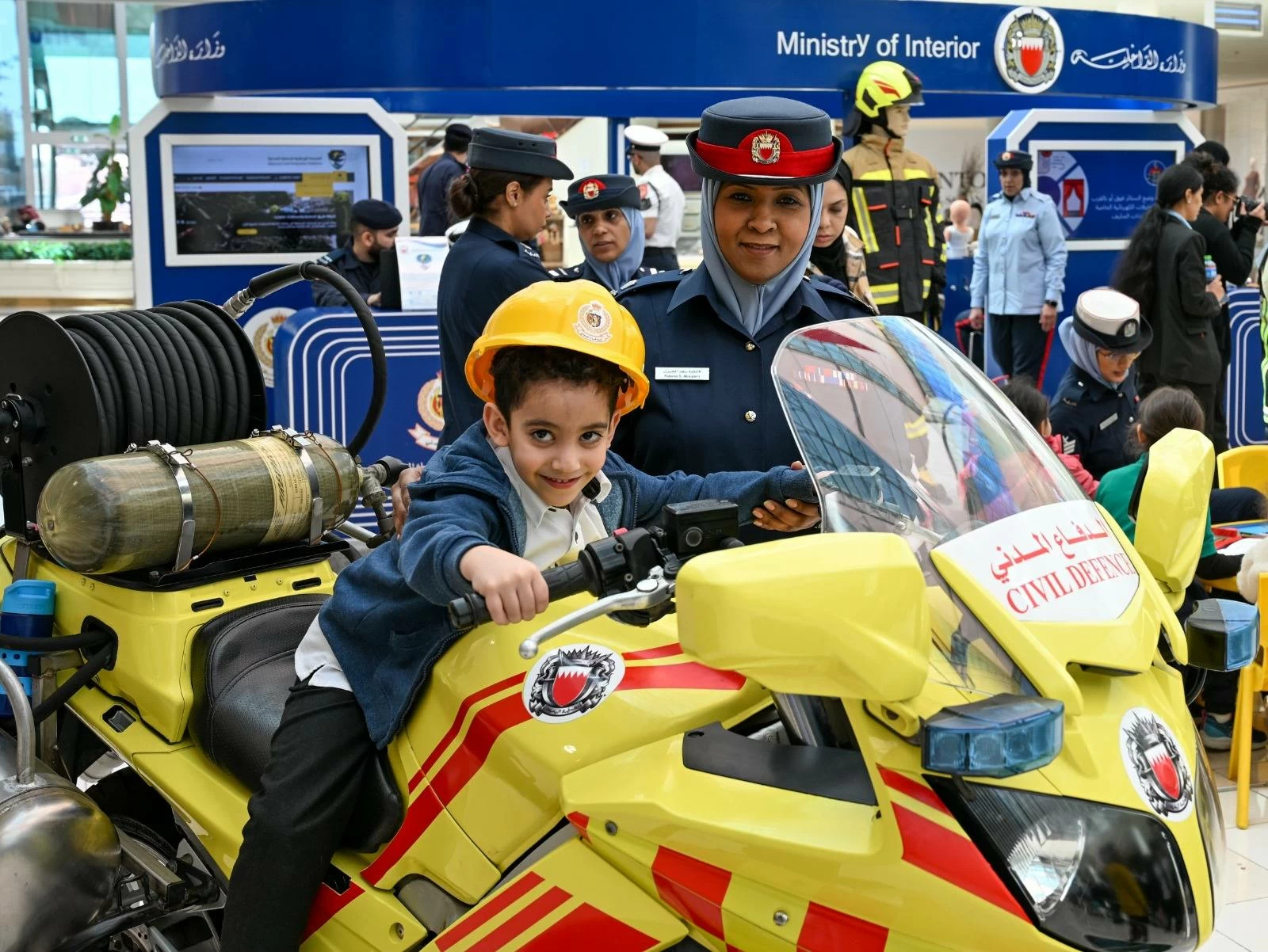 مديرعام الدفاع المدني يحضر افتتاح المنصة التعريفية لخدمات الدفاع المدني