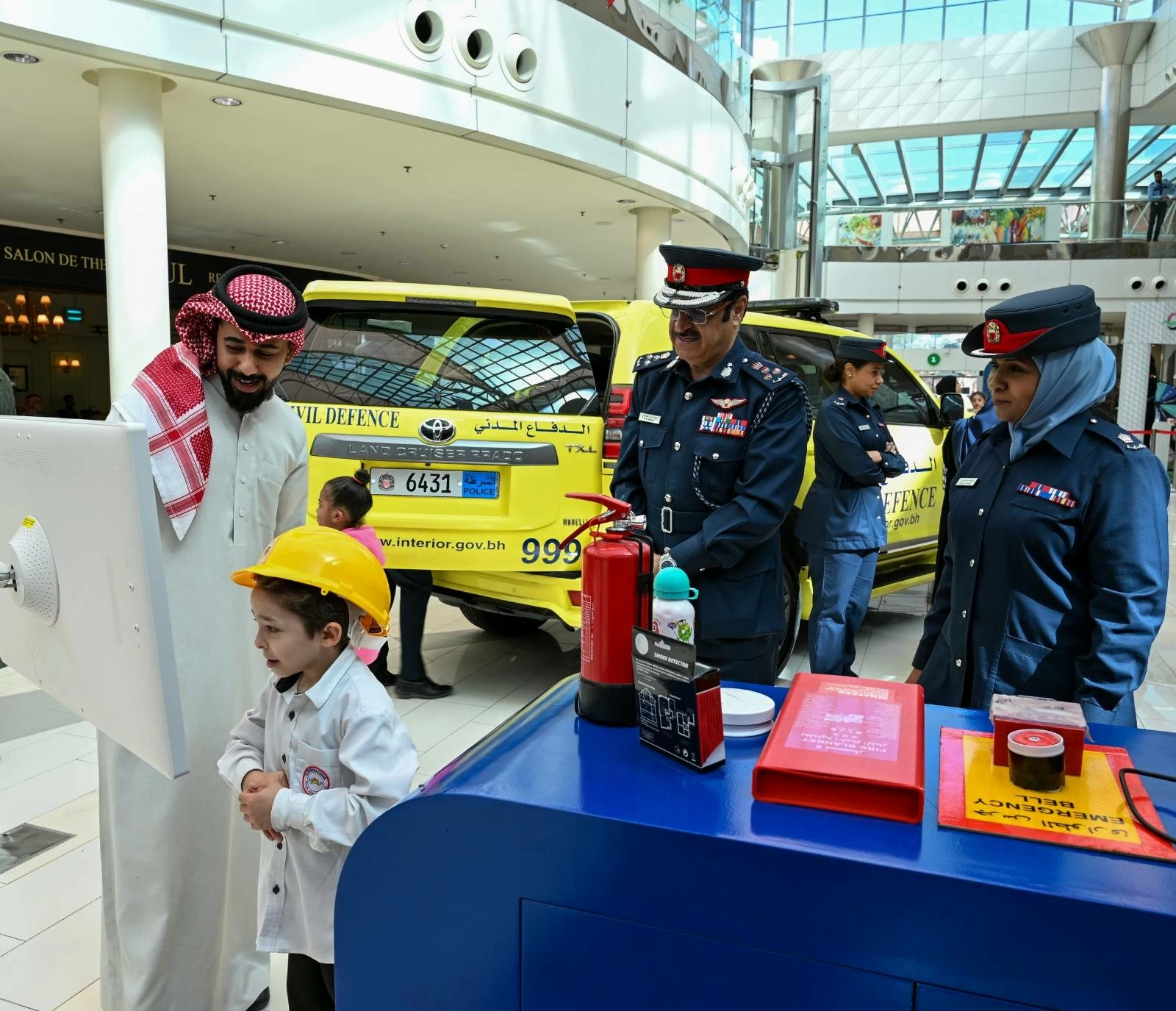 مديرعام الدفاع المدني يحضر افتتاح المنصة التعريفية لخدمات الدفاع المدني