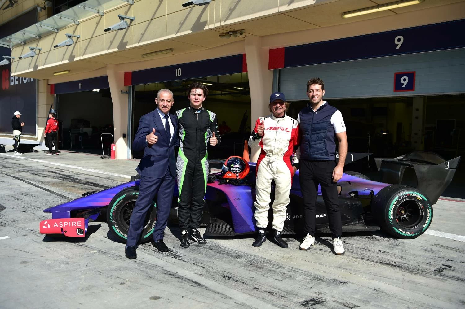 حلبة البحرين تستضيف تجارب أسباير فورمولا للسيارات أحادية المقعد