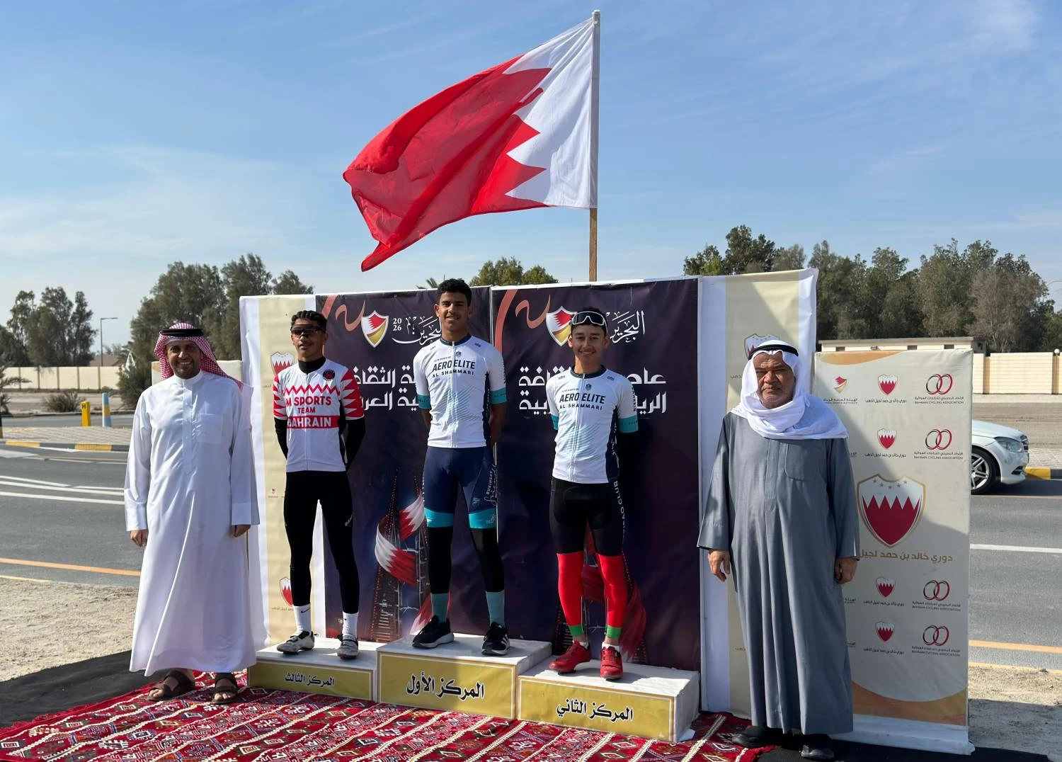 جولة نشطة بدوري خالد بن حمد لجيل الذهب للدراجات