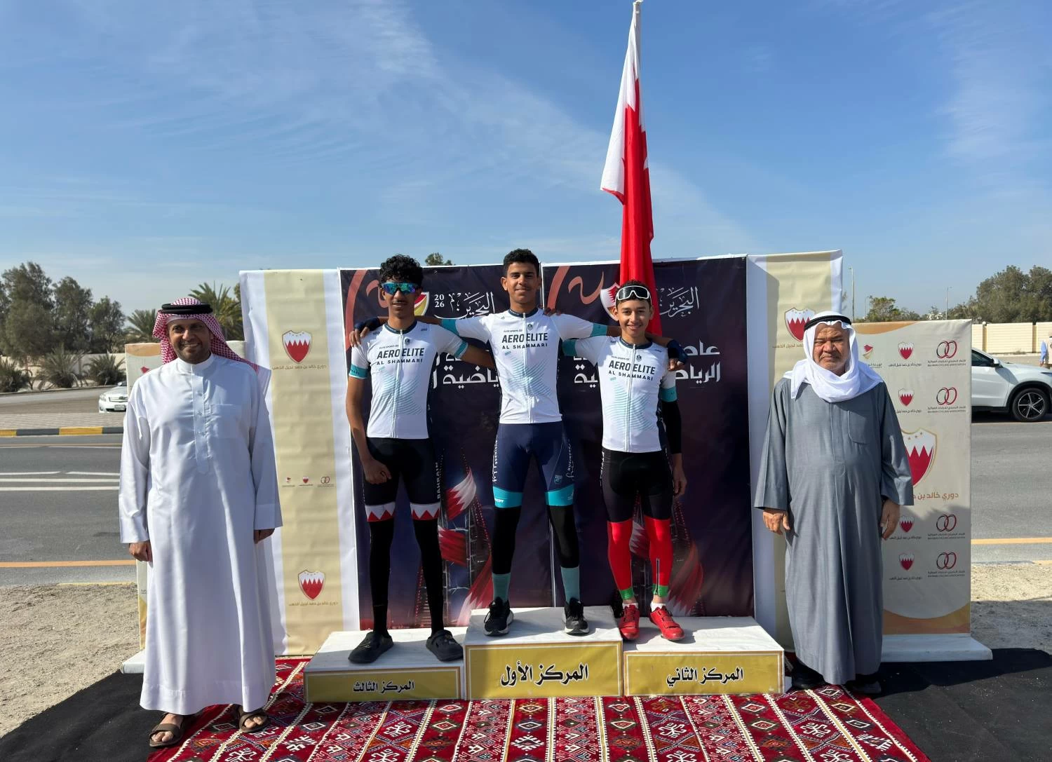 جولة نشطة بدوري خالد بن حمد لجيل الذهب للدراجات