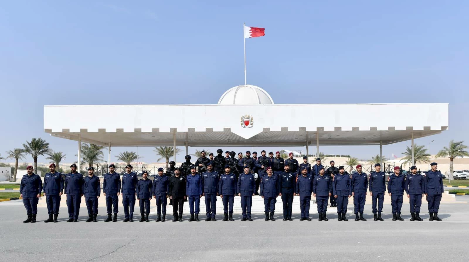 وصول قوات من شرطة البحرين للمشاركة في&nbsp;&laquo;أمن الخليج العربي 4&raquo; بقطر