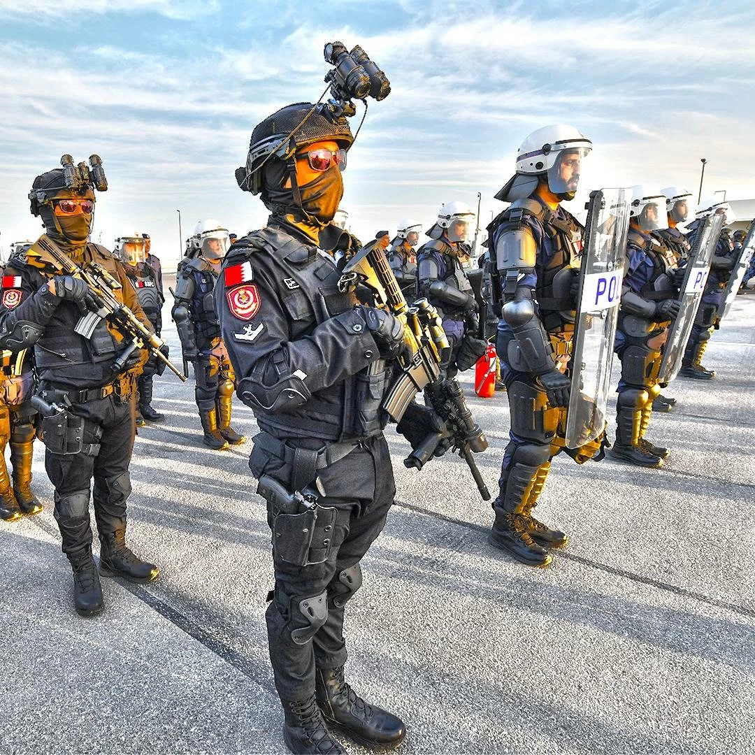 وصول قوات من شرطة البحرين للمشاركة في&nbsp;&laquo;أمن الخليج العربي 4&raquo; بقطر