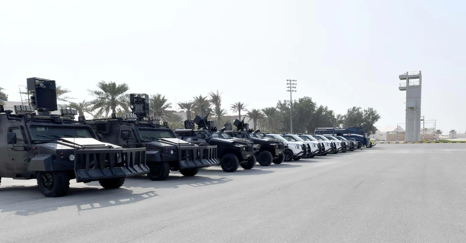 وصول قوات من شرطة البحرين للمشاركة في&nbsp;&laquo;أمن الخليج العربي 4&raquo; بقطر