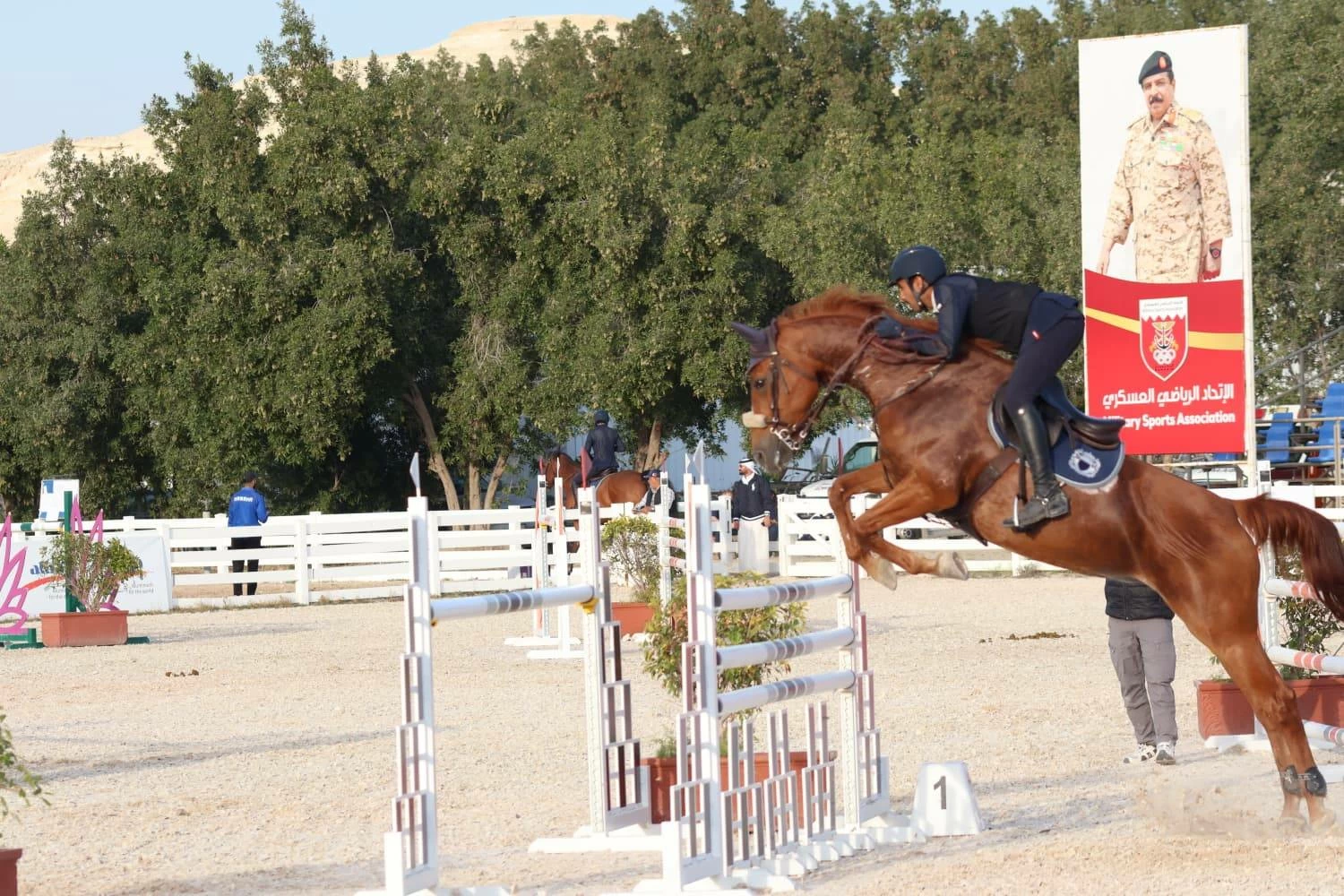 فريق وزارة الداخلية لقفز الحواجز يحقق المركز الأول في المسابقة الكبرى لبطولة &laquo;ألبا&raquo;