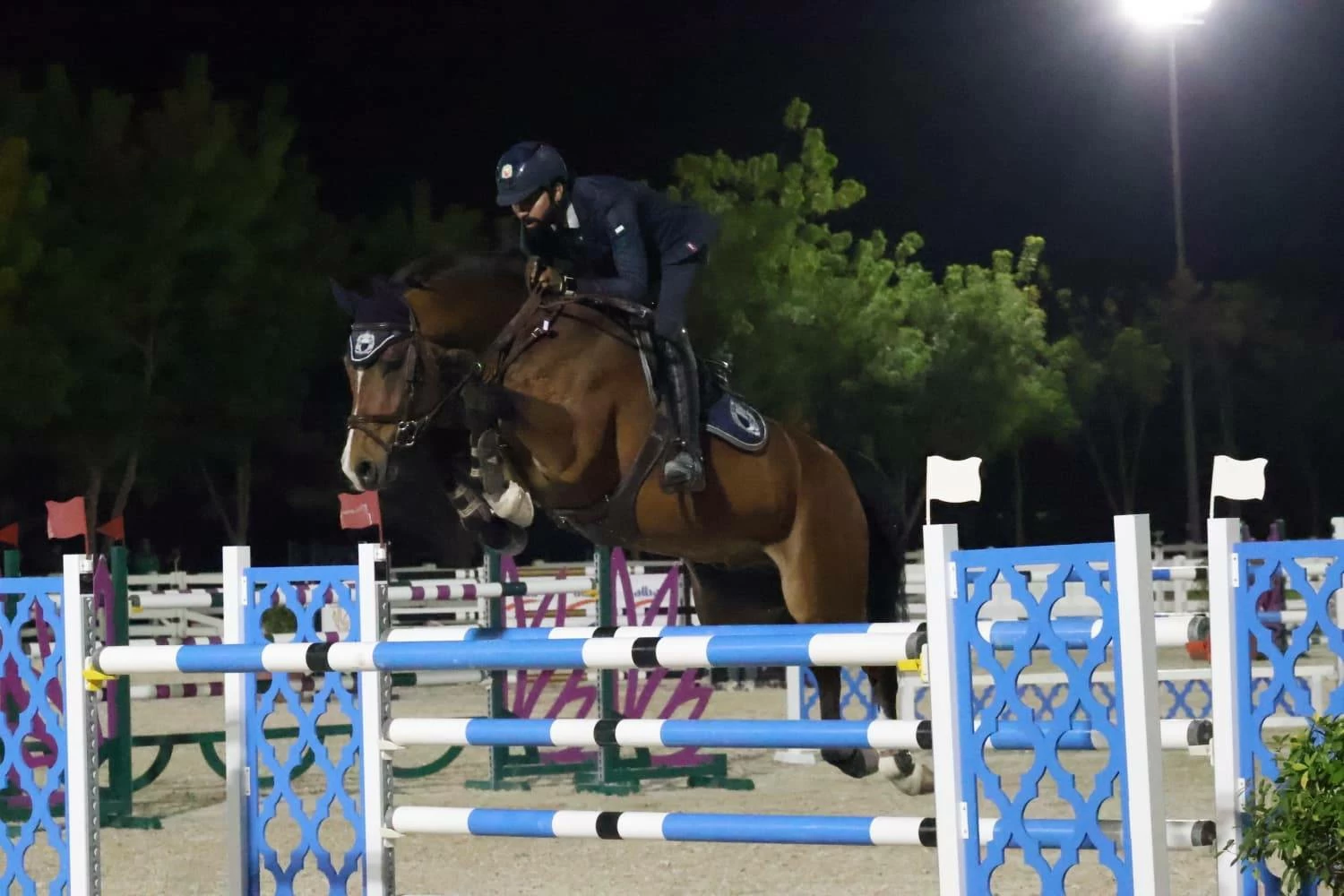 فريق وزارة الداخلية لقفز الحواجز يحقق المركز الأول في المسابقة الكبرى لبطولة &laquo;ألبا&raquo;