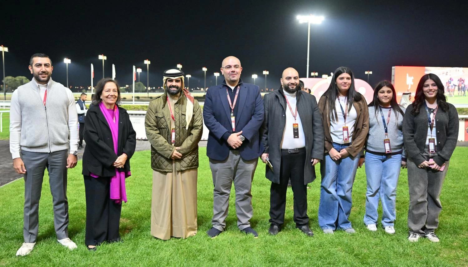 فيصل بن راشد يشهد السباق الـ15 للخيل بنادي راشد للفروسية