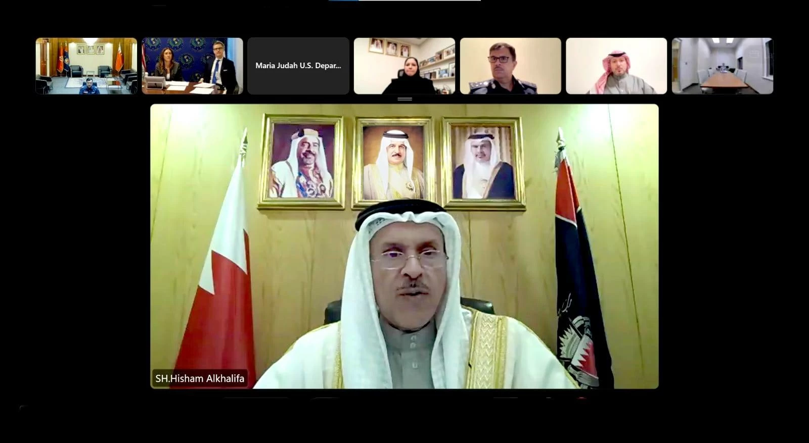 هشام بن عبدالرحمن يترأس اجتماع الحوار الاستراتيجي الأمني بين البحرين والولايات المتحدة