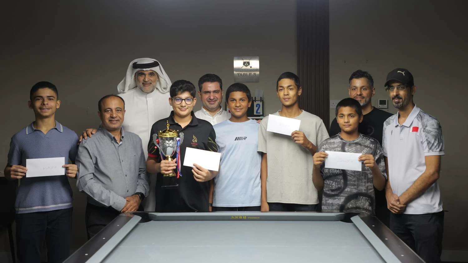 فيصل البصري بطلًا لمسابقة تحت 14 سنة للبليارد 