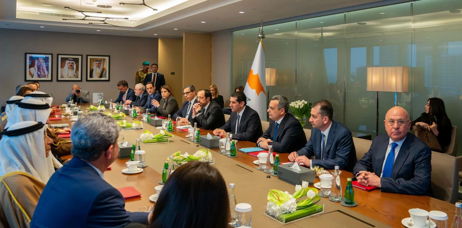 فخامة رئيس جمهورية قبرص يزور مجلس التنمية الاقتصادية