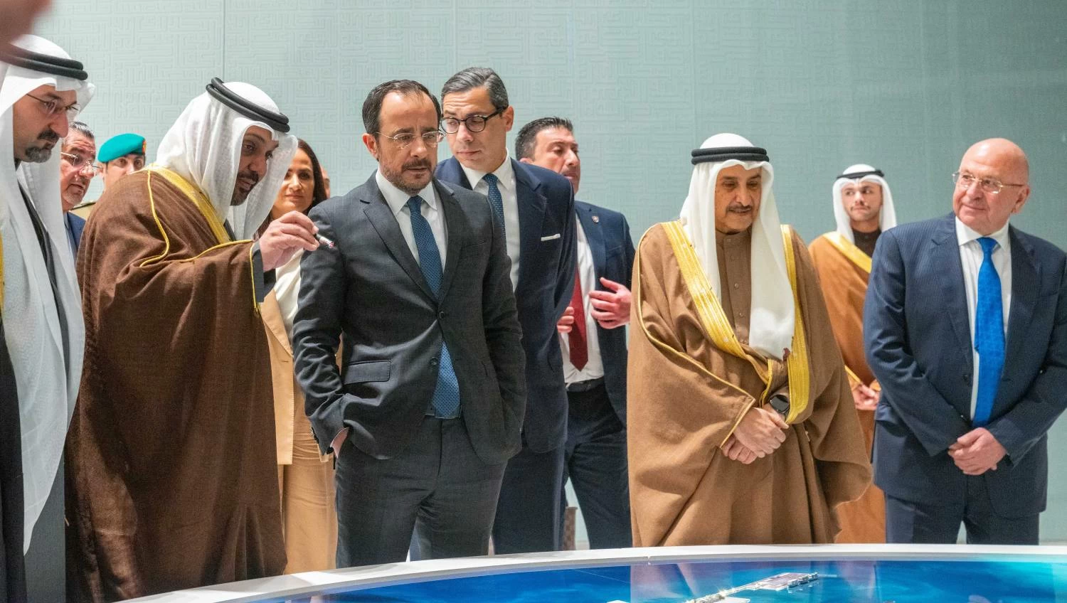 فخامة رئيس جمهورية قبرص يزور مجلس التنمية الاقتصادية