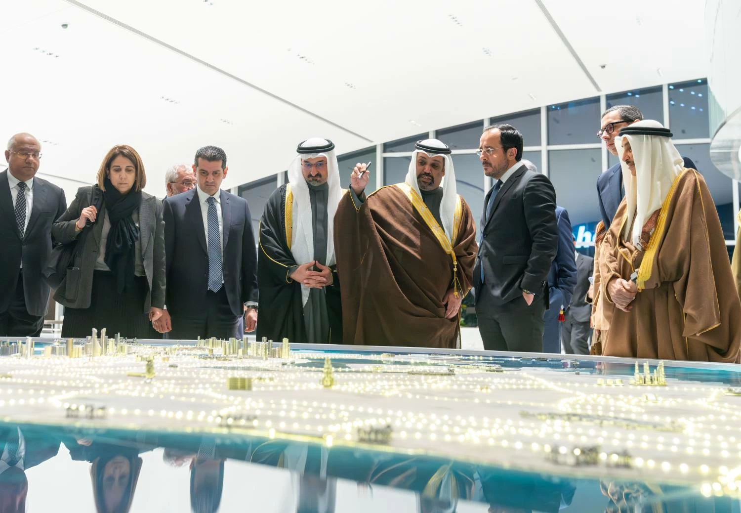 فخامة رئيس جمهورية قبرص يزور مجلس التنمية الاقتصادية