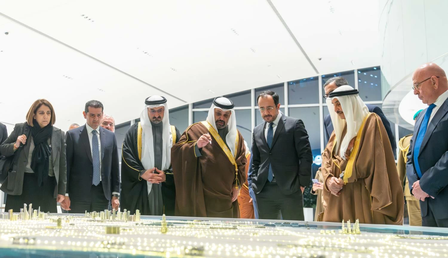 فخامة رئيس جمهورية قبرص يزور مجلس التنمية الاقتصادية