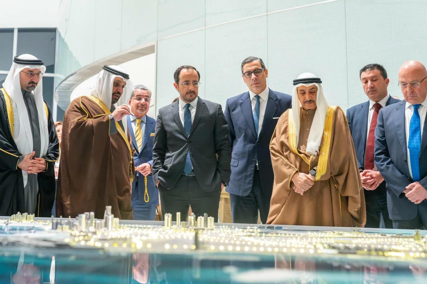 فخامة رئيس جمهورية قبرص يزور مجلس التنمية الاقتصادية