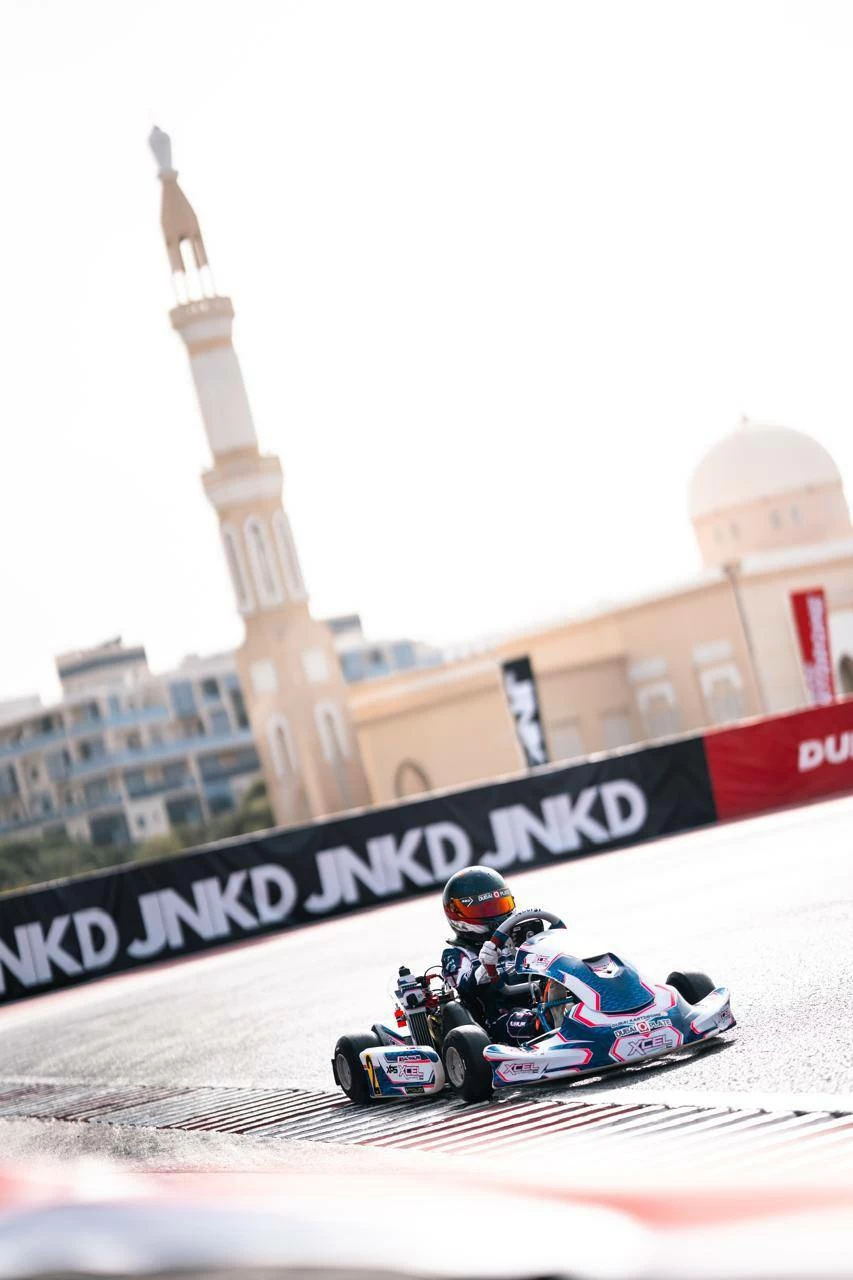 سيف بن حسن آل خليفة يحقق المركز الثالث في بطولة &laquo;دبي أو بلايت&raquo; للكارتينغ