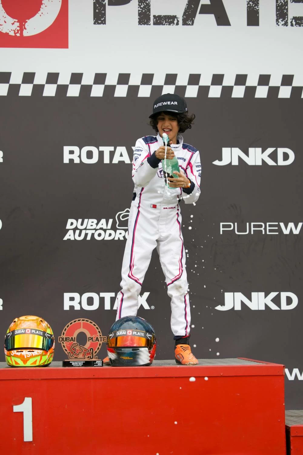 سيف بن حسن آل خليفة يحقق المركز الثالث في بطولة &laquo;دبي أو بلايت&raquo; للكارتينغ