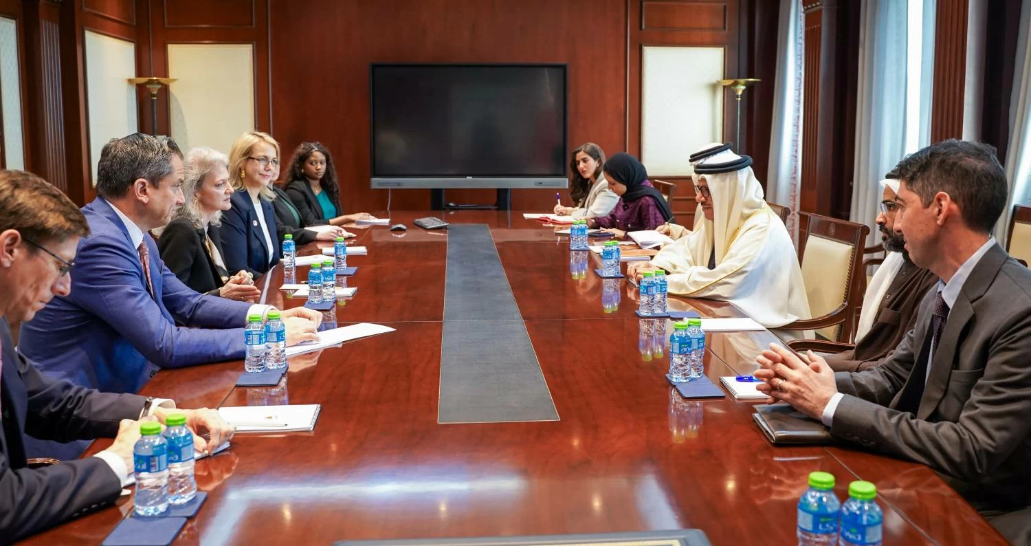 وزير الخارجية يستقبل وكيل وزارة الخارجية الأمريكية للشؤون السياسية