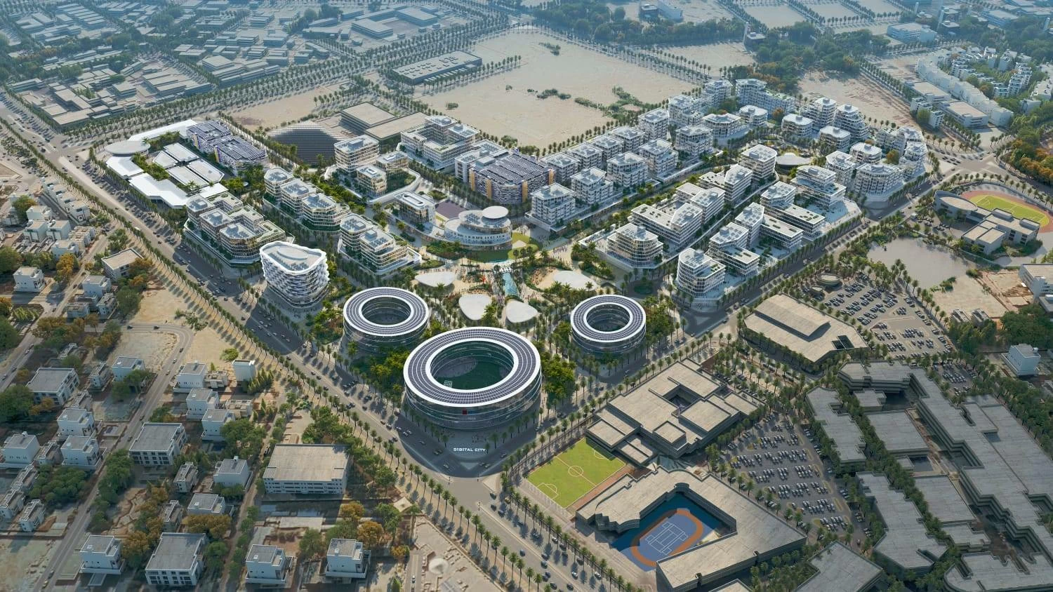 «المدينة الرقمية» في البحرين تعين بروير سميث بروير مهندس معماري لـ «تريو بارك» 