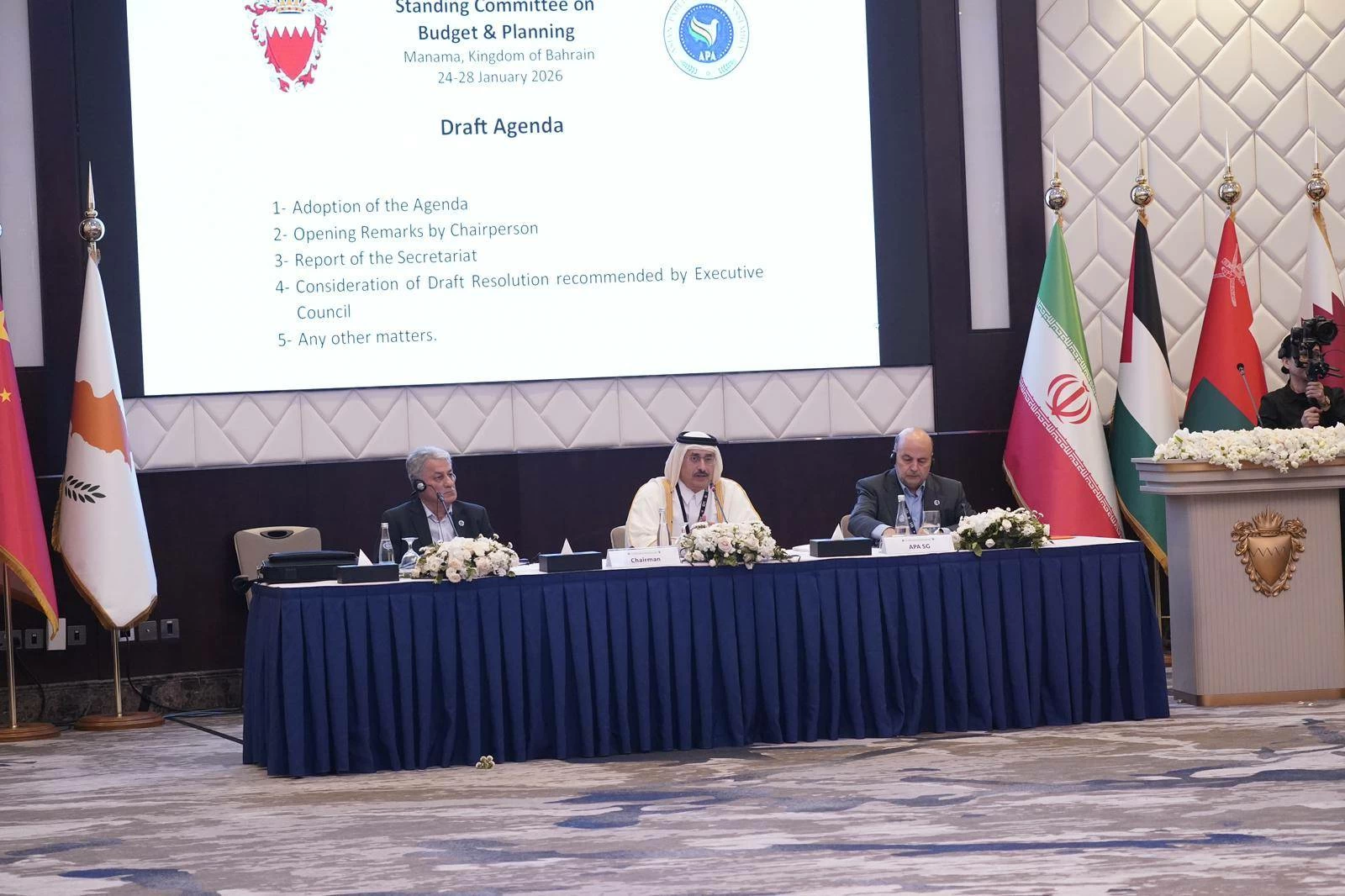 وفد الشعبة البرلمانية يشارك في اجتماع اللجنة الدائمة للموازنة والتخطيط التابعة للجمعية البرلمانية الآسيوية 