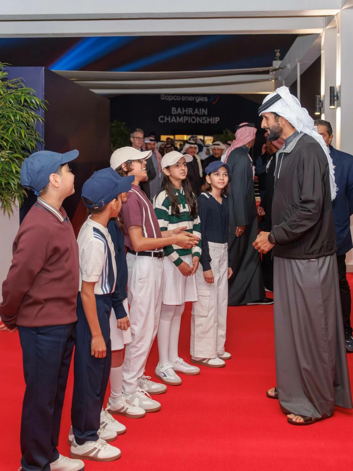 الملك ينيب&nbsp;ناصر بن حمد&nbsp;لحضور حفل افتتاح بطولة بابكو إنرجيز البحرين للجولف