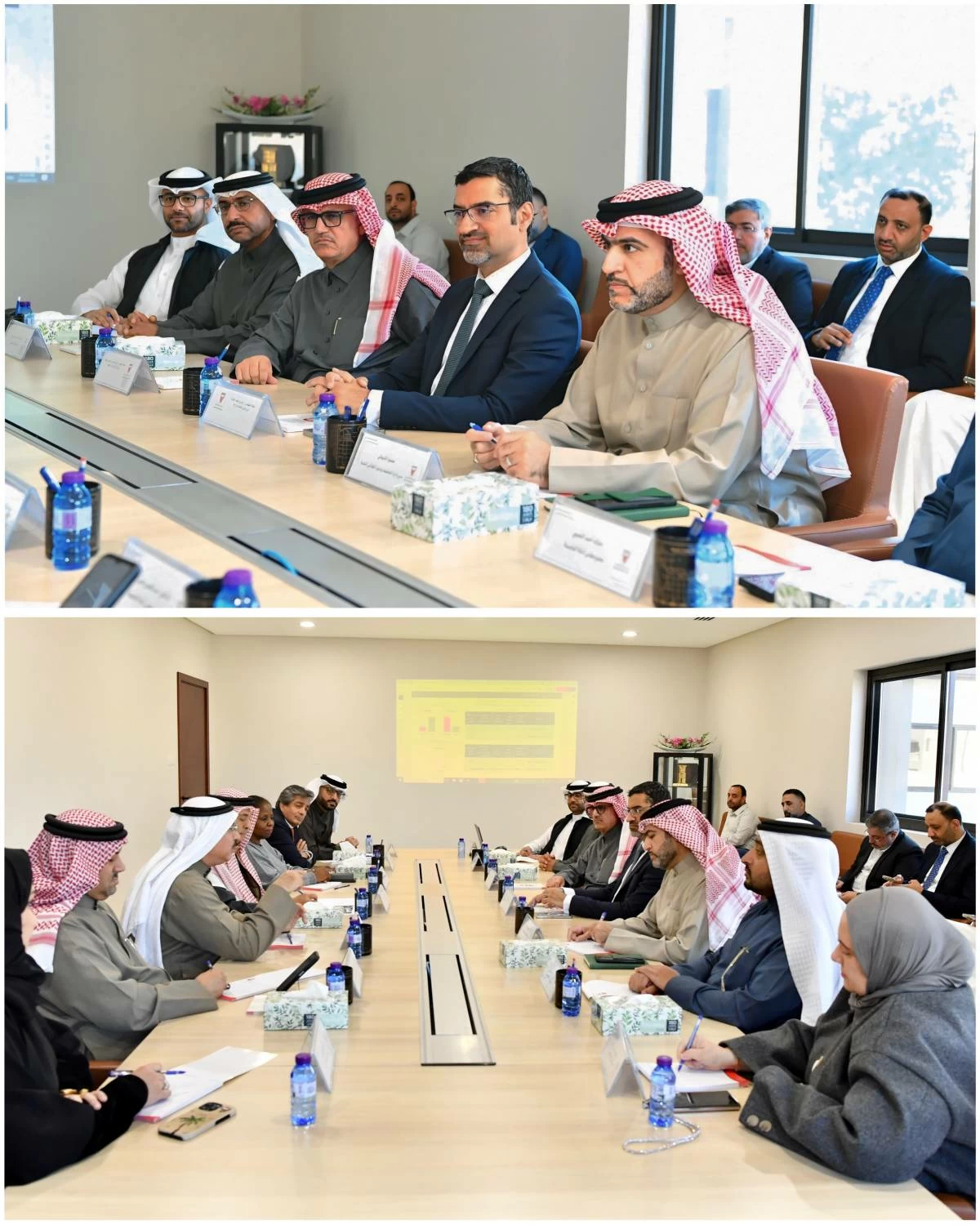 وزير البلديات يزور المقر الجديد لمجلس أمانة العاصمة ويبحث المشاريع الخدمية 