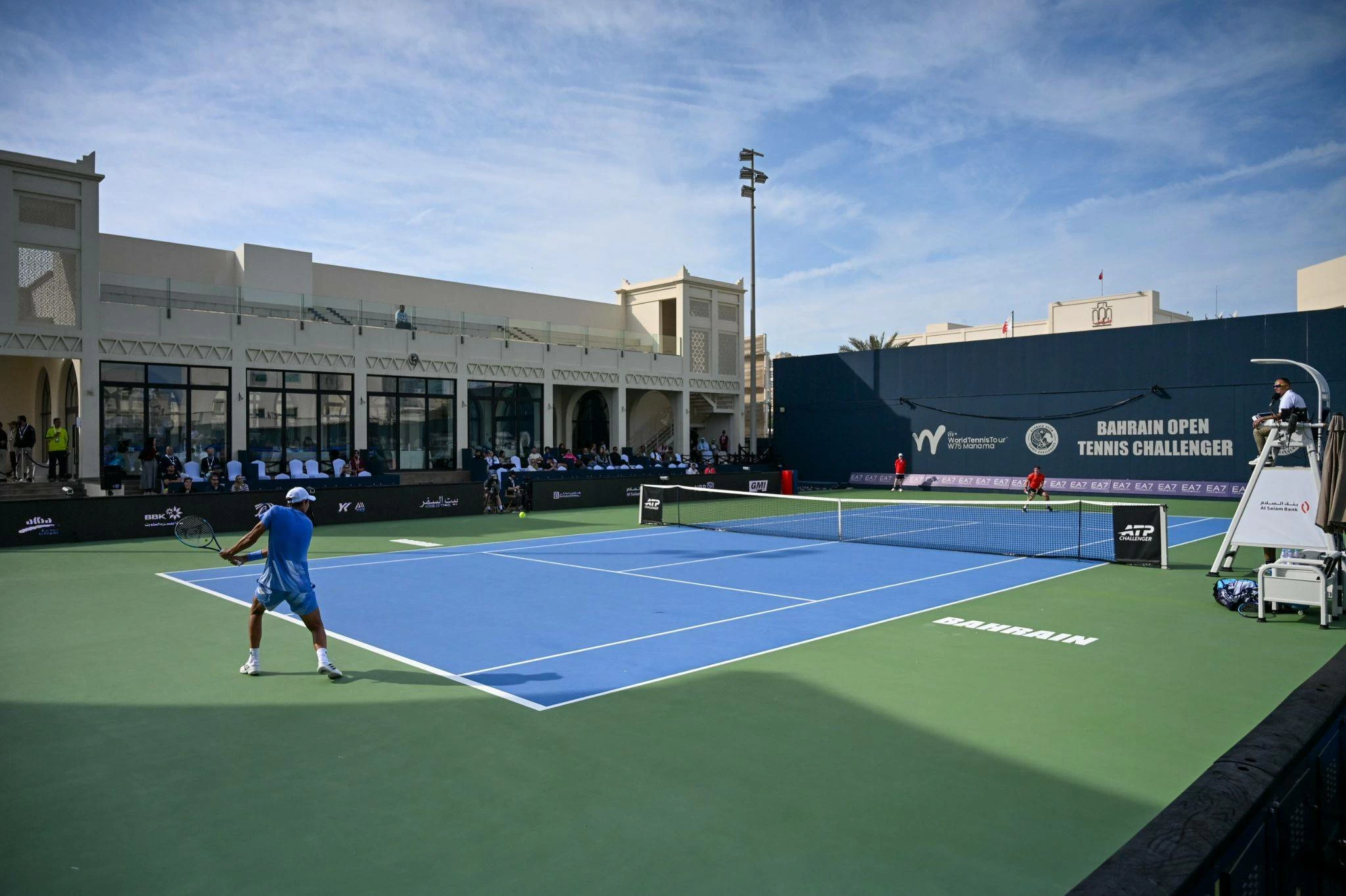 مفاجأة مدوية ومنافسات قوية في اليوم الثالث من بطولة البحرين المفتوحة ATP تشالنجر للتنس