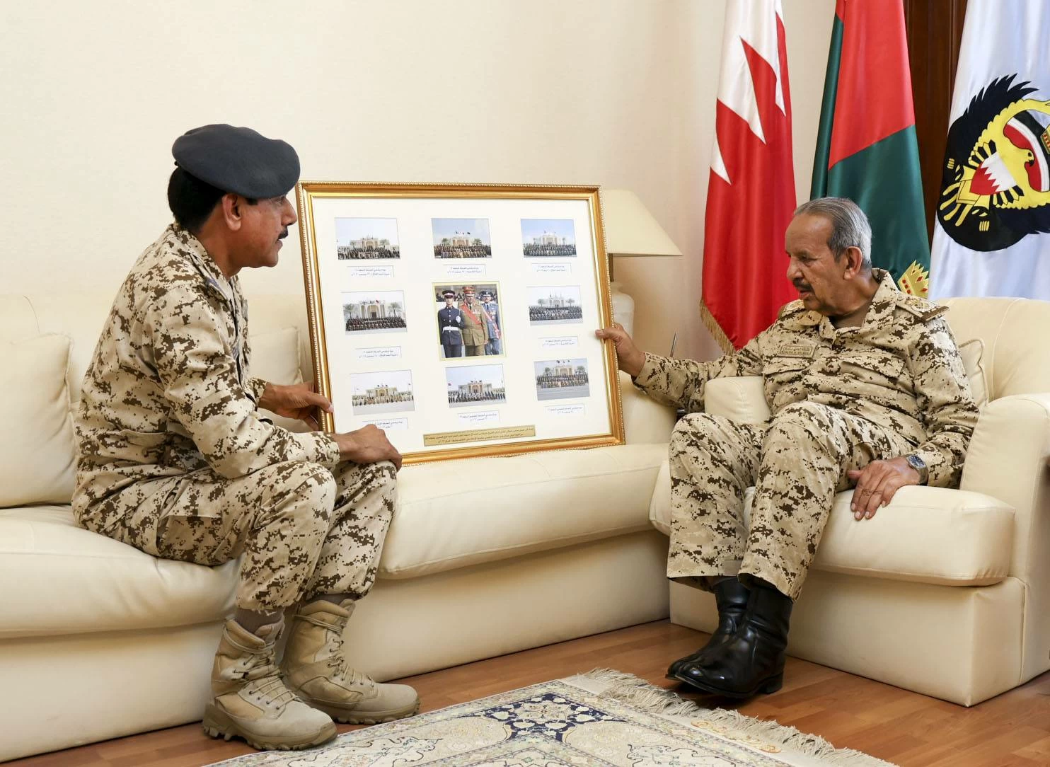 القائد العام لقوة دفاع البحرين يستقبل اللواء الركن عبدالرحمن النعيمي 