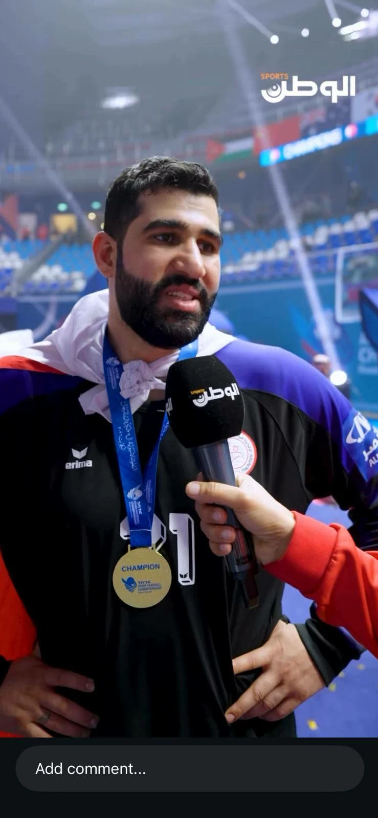 البرنس: تقريباً هذه البطولة الأخيرة لي مع منتخب اليد 