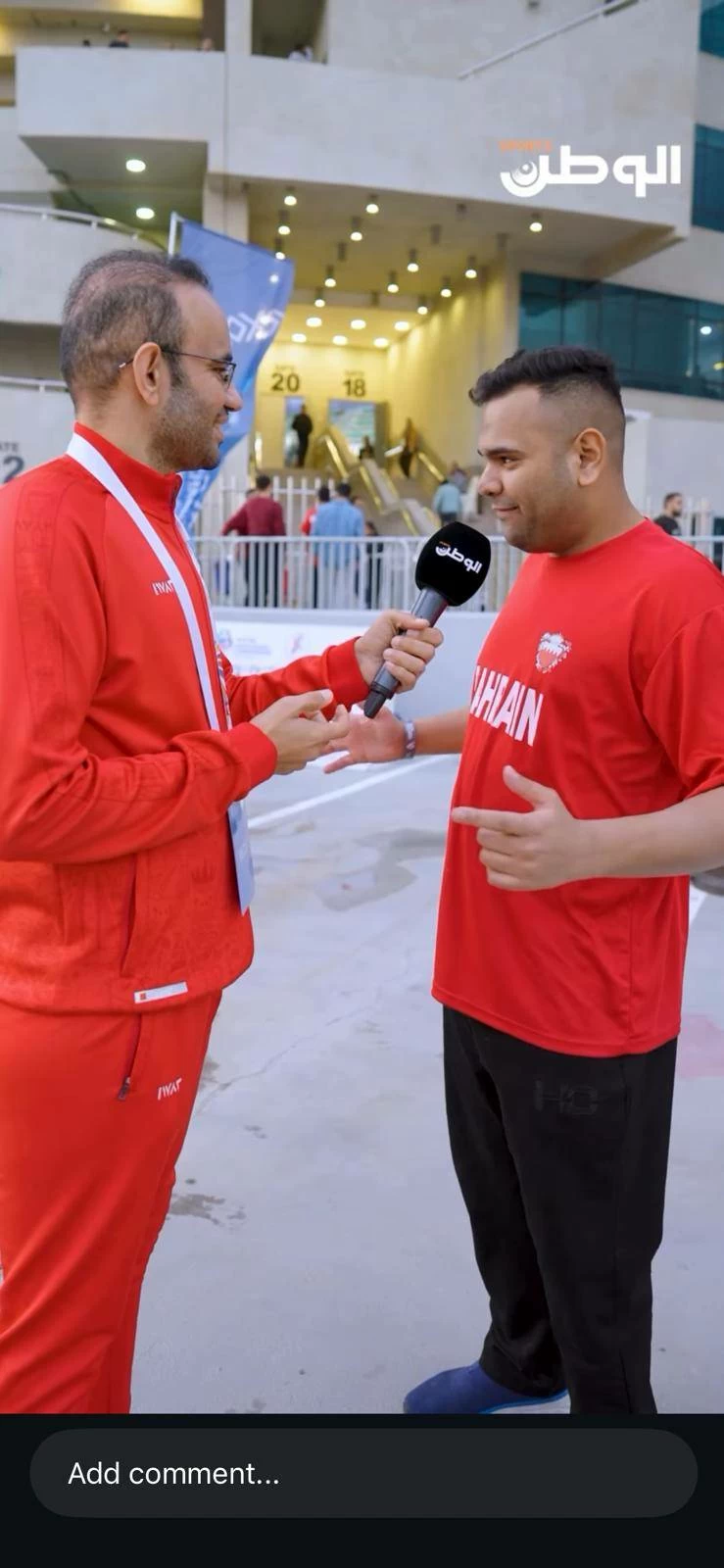 الوطن ترصد توافد الجماهير البحرينية إلى الكويت لدعم المحاربين 