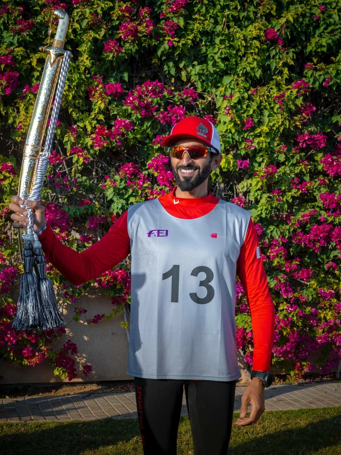 ناصر بن حمد يتصدر السباق الدولي التأهيلي للقدرة في دبي